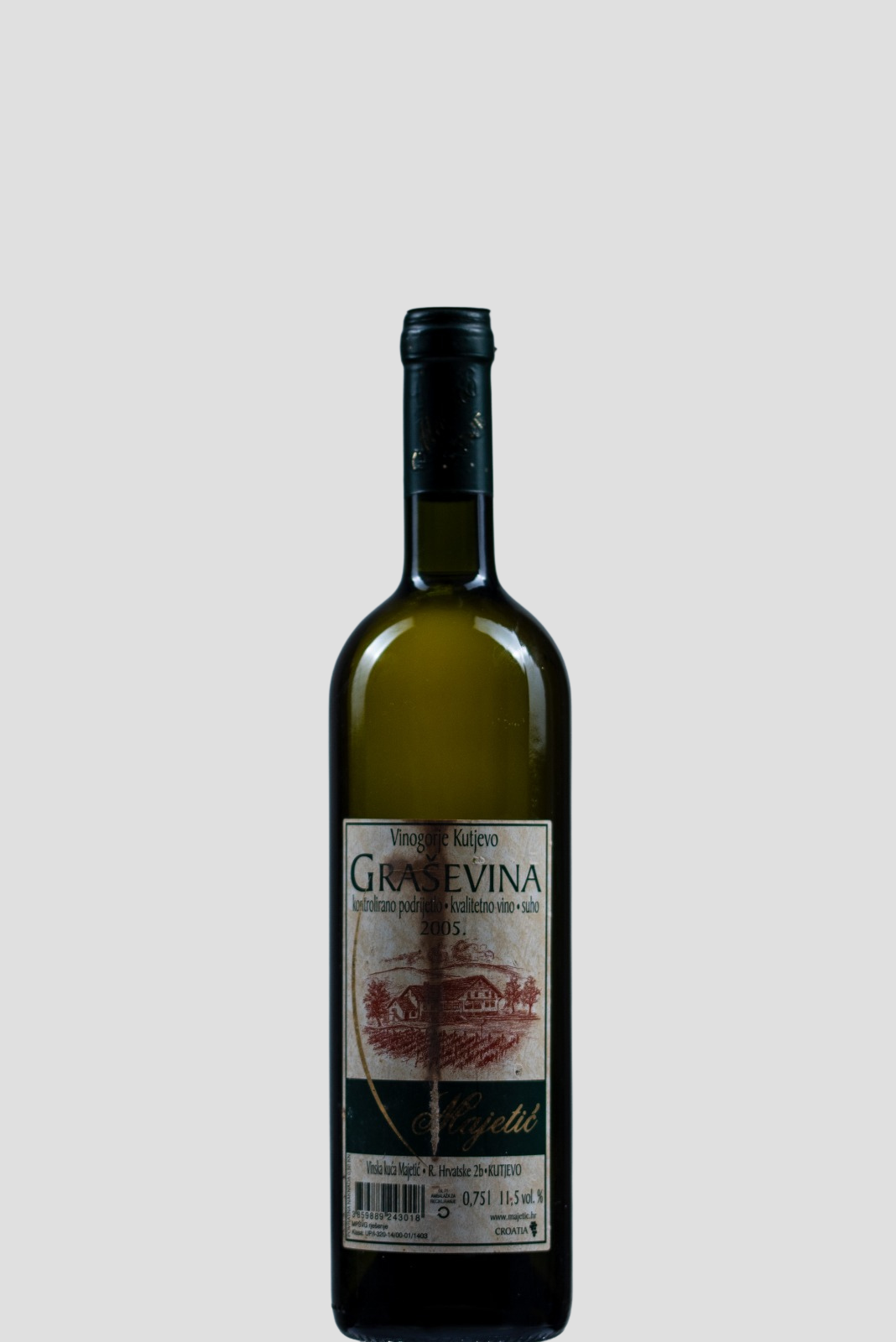 Majetić Kutjevo Graševina suho kvalitetno vino